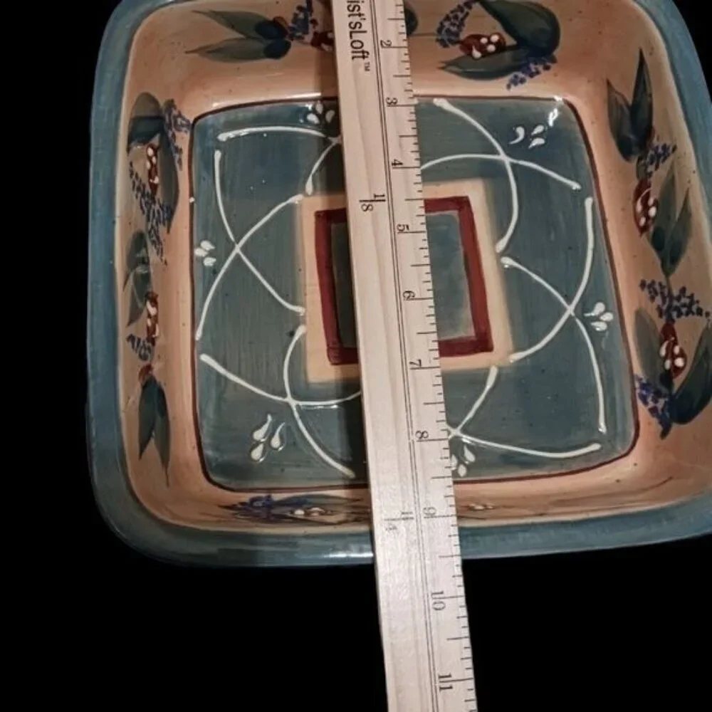 Centrum chaumiere set of 5- 4 plates  and square deep tray